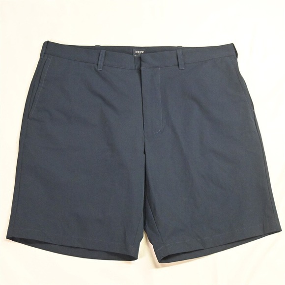 J.CREW 36 x 9" Navy Blue AL096 Gramercy Tech‎ Chino Shorts - Picture 1 of 7